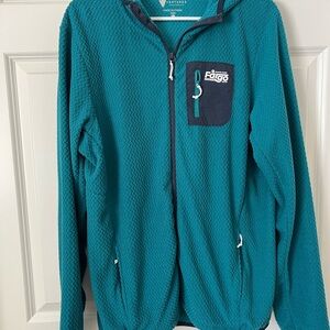Fargo Marathon Teal Full-Zip Hooded Fleece Jacket